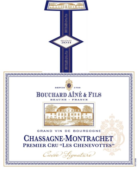 Rượu vang trằng Bouchard Aine & Fils Chassagne-Montrachet Les Chenevottes Premier Cru 2011