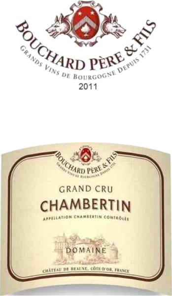 Rượu vang đỏ Bouchard Pere & Fils Chambertin Grand Cru 2011