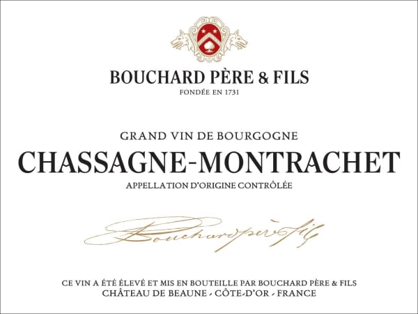 Rượu vang trằng Bouchard Pere & Fils Chassagne-Montrachet 2020