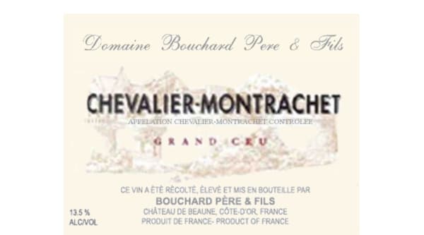 Rượu vang trằng Bouchard Pere & Fils Chevalier-Montrachet Grand Cru (3 Liter - cracked wax capsule) 2000