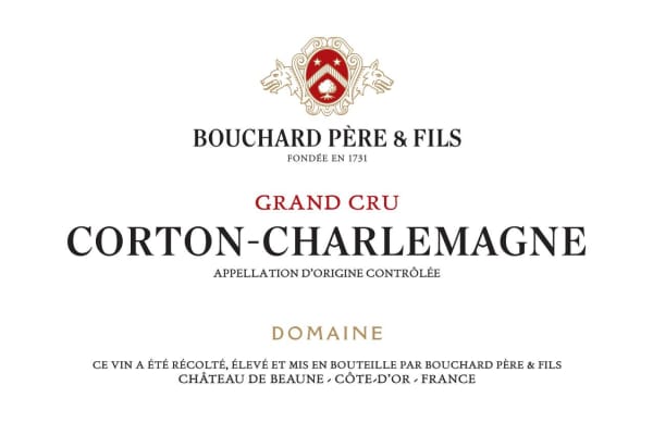 Rượu vang trằng Bouchard Pere & Fils Corton-Charlemagne Grand Cru (chai Magnum 1,5 lít) 2020