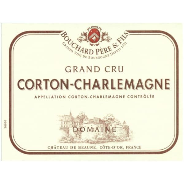 Rượu vang trằng Bouchard Pere & Fils Corton-Charlemagne Grand Cru 2009