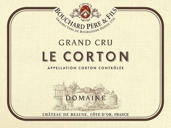 Rượu vang đỏ Bouchard Pere & Fils Le Corton Grand Cru (chai Magnum 1,5 lít) 2011