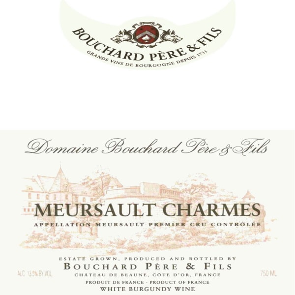 Rượu vang trằng Bouchard Pere & Fils Meursault Charmes Premier Cru 2005