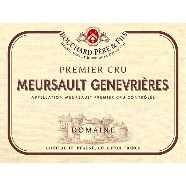 Rượu vang trằng Bouchard Pere & Fils Meursault Genevrieres Premier Cru 2011