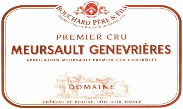 Rượu vang trằng Bouchard Pere & Fils Meursault Genevrieres Premier Cru 2014
