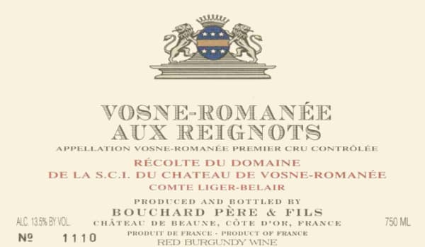 Rượu vang đỏ Bouchard Pere & Fils Vosne Romanee Les Reingots 2005