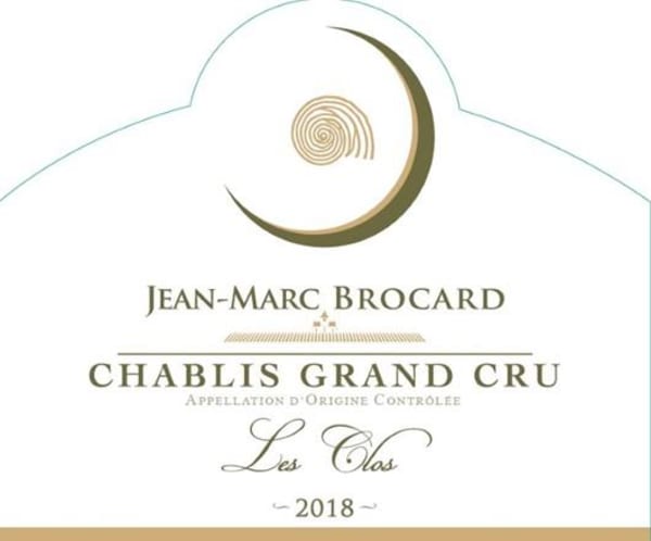 Rượu vang trằng Brocard Chablis Les Clos Grand Cru 2018