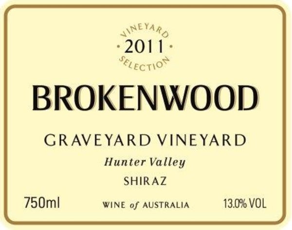 Rượu vang đỏ Brokenwood Graveyard Vineyard Shiraz (1.5 Liter Magnum - signed by winemaker) 2001