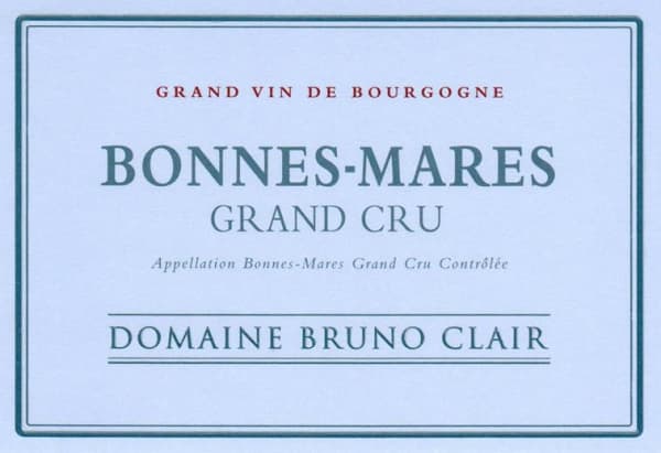 Rượu vang đỏ Bruno Clair Bonnes-Mares Grand Cru 2020