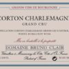 Rượu vang trằng Bruno Clair Corton-Charlemagne Grand Cru 2012
