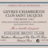 Rượu vang đỏ Bruno Clair Gevrey-Chambertin Clos Saint-Jacques 2011