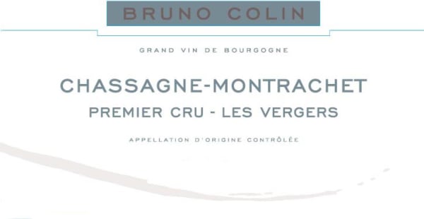 Rượu vang trằng Bruno Colin Chassagne-Montrachet Les Vergers Premier Cru 2021