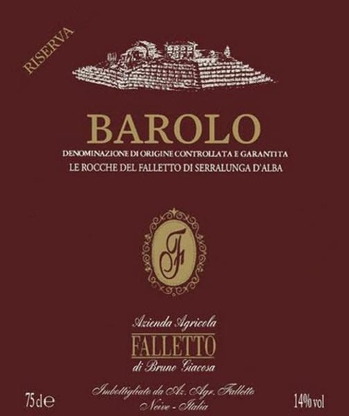 Rượu vang đỏ Bruno Giacosa Barolo Falletto Riserva 1990