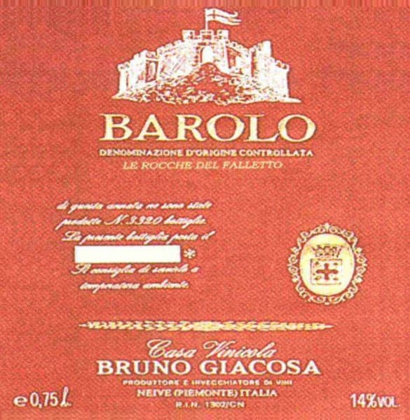 Rượu vang đỏ Bruno Giacosa Barolo Le Rocche del Falletto 2007