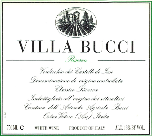 Rượu vang trằng Bucci Villa Bucci Riserva Verdicchio 2018