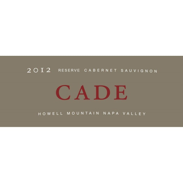 Rượu vang đỏ CADE Howell Mountain Reserve Cabernet Sauvignon 2012