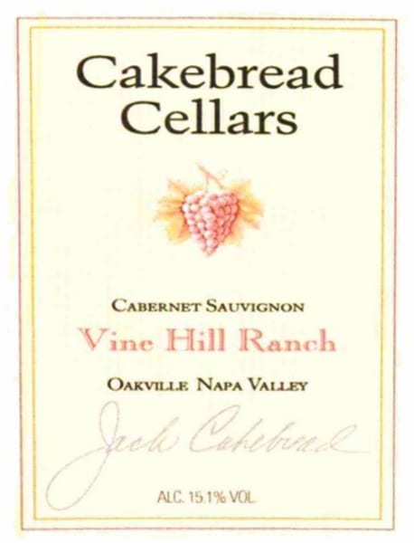 Rượu vang đỏ Cakebread Vine Hill Ranch Cabernet Sauvignon 2007