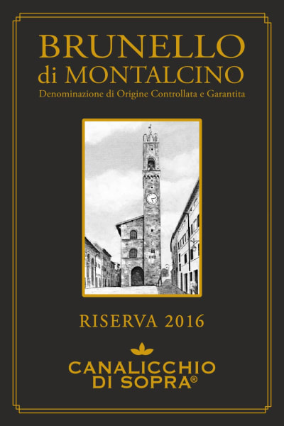 Rượu vang đỏ Canalicchio di Sopra Brunello di Montalcino Riserva 2016