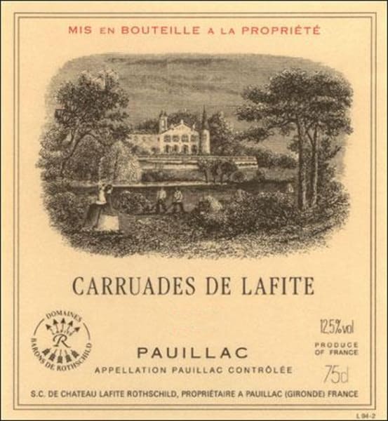 Rượu vang đỏ Carruades de Lafite 1996