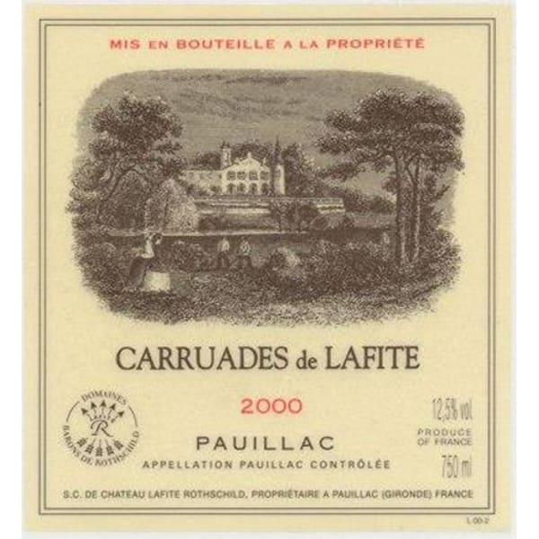 Rượu vang đỏ Carruades de Lafite 2000