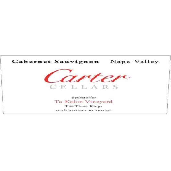 Rượu vang đỏ Carter Cellars Beckstoffer To Kalon The Three Kings 2013
