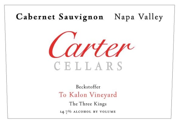 Rượu vang đỏ Carter Cellars Beckstoffer To Kalon The Three Kings 2014