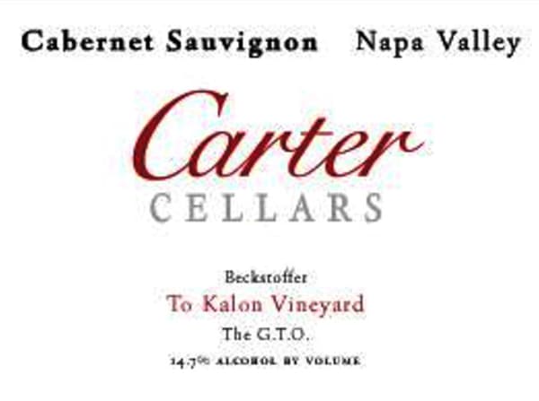 Rượu vang đỏ Carter Cellars Beckstoffer To Kalon Vineyard The G.T.O. (1.5 Liter Magnum - chipped wax) 2016
