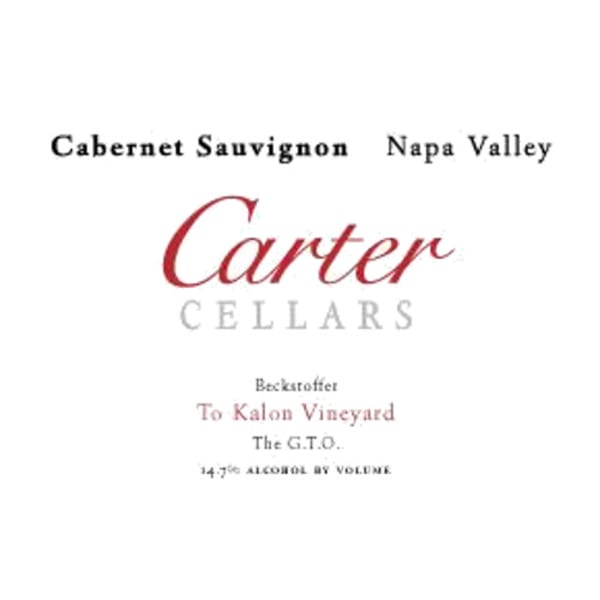 Rượu vang đỏ Carter Cellars Beckstoffer To Kalon Vineyard The G.T.O. (1.5L) 2014
