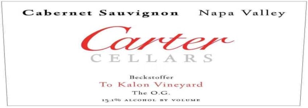 Rượu vang đỏ Carter Cellars Beckstoffer To Kalon Vineyard The O.G. Cabernet Sauvignon 2016