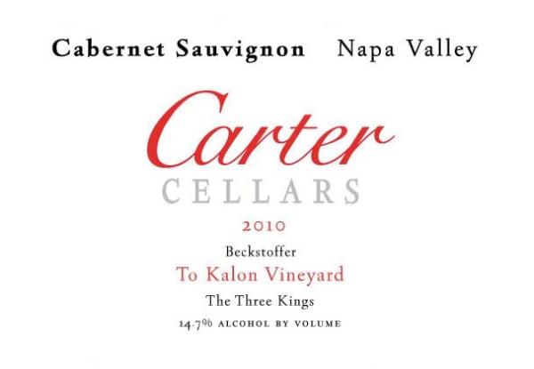 Rượu vang đỏ Carter Cellars Beckstoffer To Kalon Vineyard The Three Kings Cabernet Sauvignon 2010
