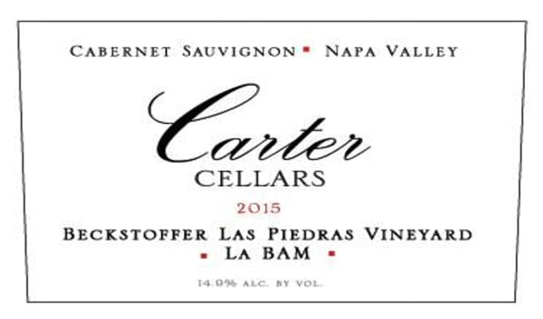 Rượu vang đỏ Carter Cellars Cabernet Sauvignon Beckstoffer Las Piedras Vineyard La Bam 2015