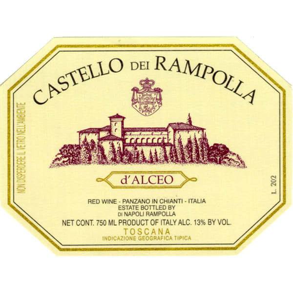 Rượu vang đỏ Castello dei Rampolla d'Alceo 2010
