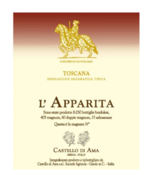 Rượu vang đỏ Castello di Ama L'Apparita 2018