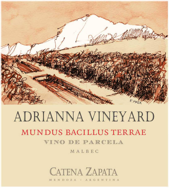 Rượu vang đỏ Catena Zapata Adrianna Vineyard Mundus Bacillus Terrae Malbec 2015