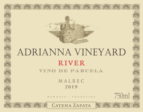 Rượu vang đỏ Catena Zapata Adrianna Vineyard River Malbec 2019