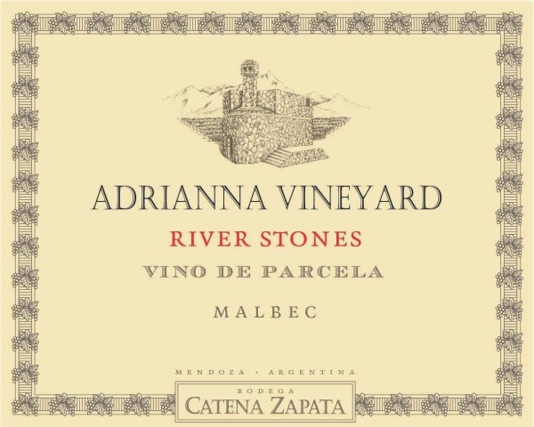 Rượu vang đỏ Catena Zapata Adrianna Vineyard River Stones Malbec 2017