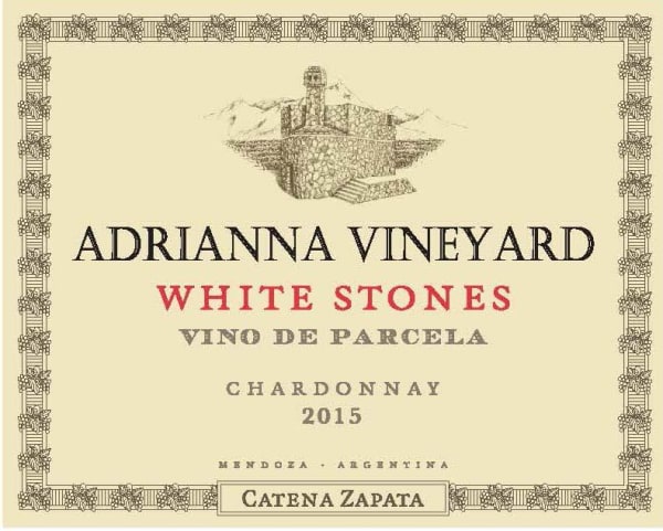 Rượu vang trằng Catena Zapata Adrianna Vineyard White Stones Chardonnay 2015