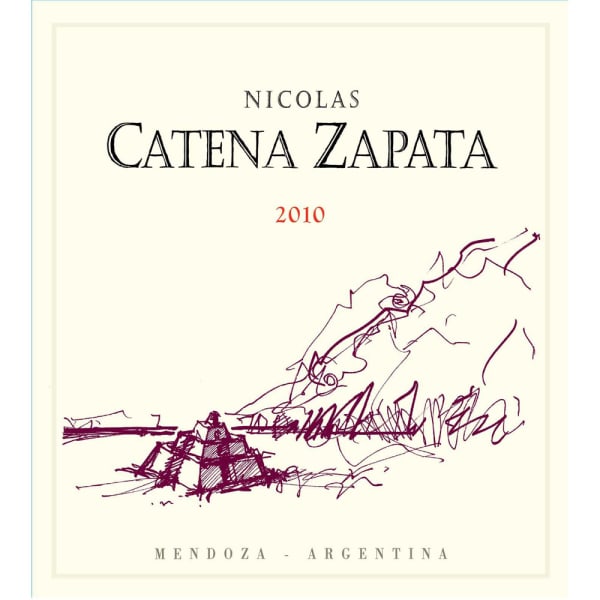 Rượu vang đỏ Catena Zapata Nicolas (chai 6 lít) 2010