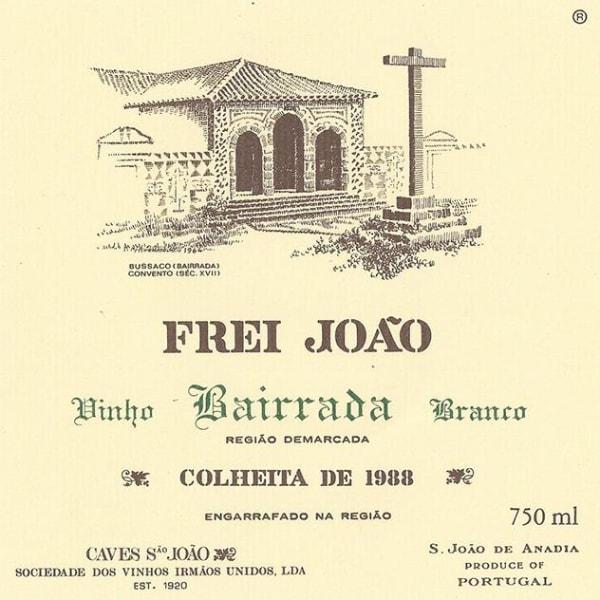 Rượu vang trằng Caves Sao Joao Frei Joao Branco 1988