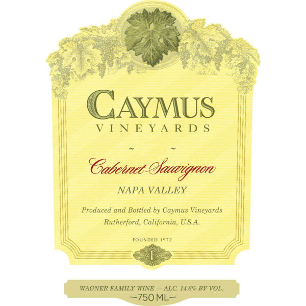 Rượu vang đỏ Caymus Napa Valley Cabernet Sauvignon (chai Magnum 1,5 lít) 2014