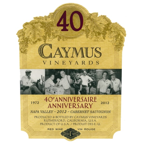 Rượu vang đỏ Caymus Napa Valley Cabernet Sauvignon (3 Liter Bottle - signed) 2012