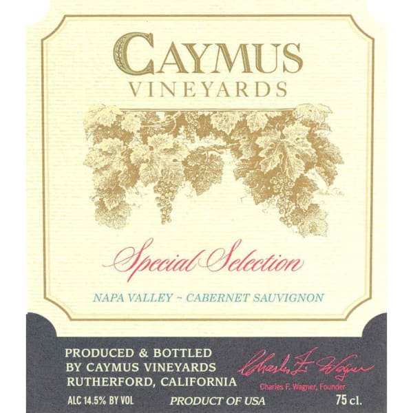 Rượu vang đỏ Caymus Special Selection Cabernet Sauvignon (chai Magnum 1,5 lít) 2008