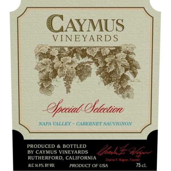 Rượu vang đỏ Caymus Special Selection Cabernet Sauvignon (chai Magnum 1,5 lít) 2011