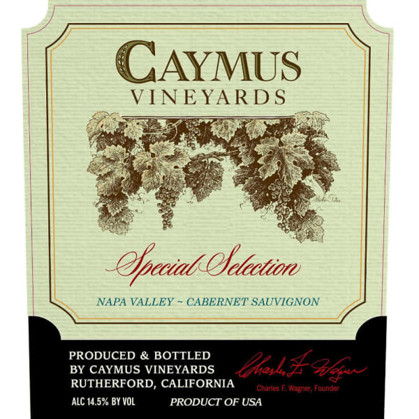 Rượu vang đỏ Caymus Special Selection Cabernet Sauvignon (chai 6 lít) 2011