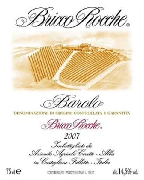 Rượu vang đỏ Ceretto Barolo Bricco Rocche 2007