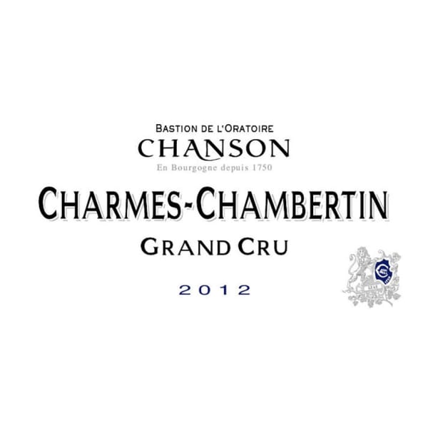 Rượu vang đỏ Chanson Pere & Fils Charmes-Chambertin Grand Cru 2012