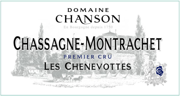 Rượu vang trằng Chanson Pere & Fils Chassagne-Montrachet Les Chenevottes Premier Cru 2017