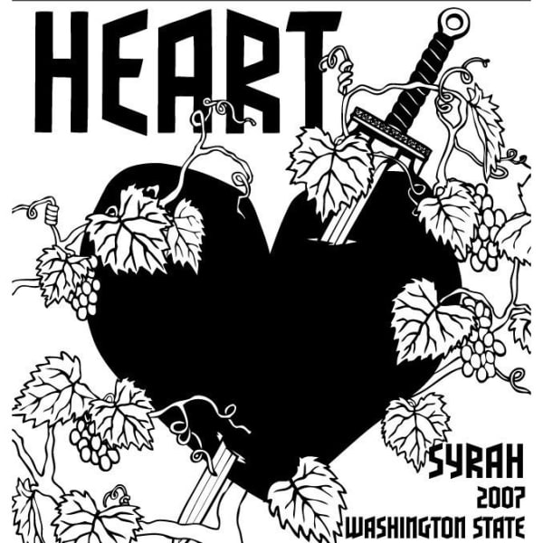 Rượu vang đỏ Charles Smith Wines Royal Slope Heart Syrah 2007