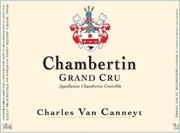 Rượu vang đỏ Charles Van Canneyt Chambertin Grand Cru 2014